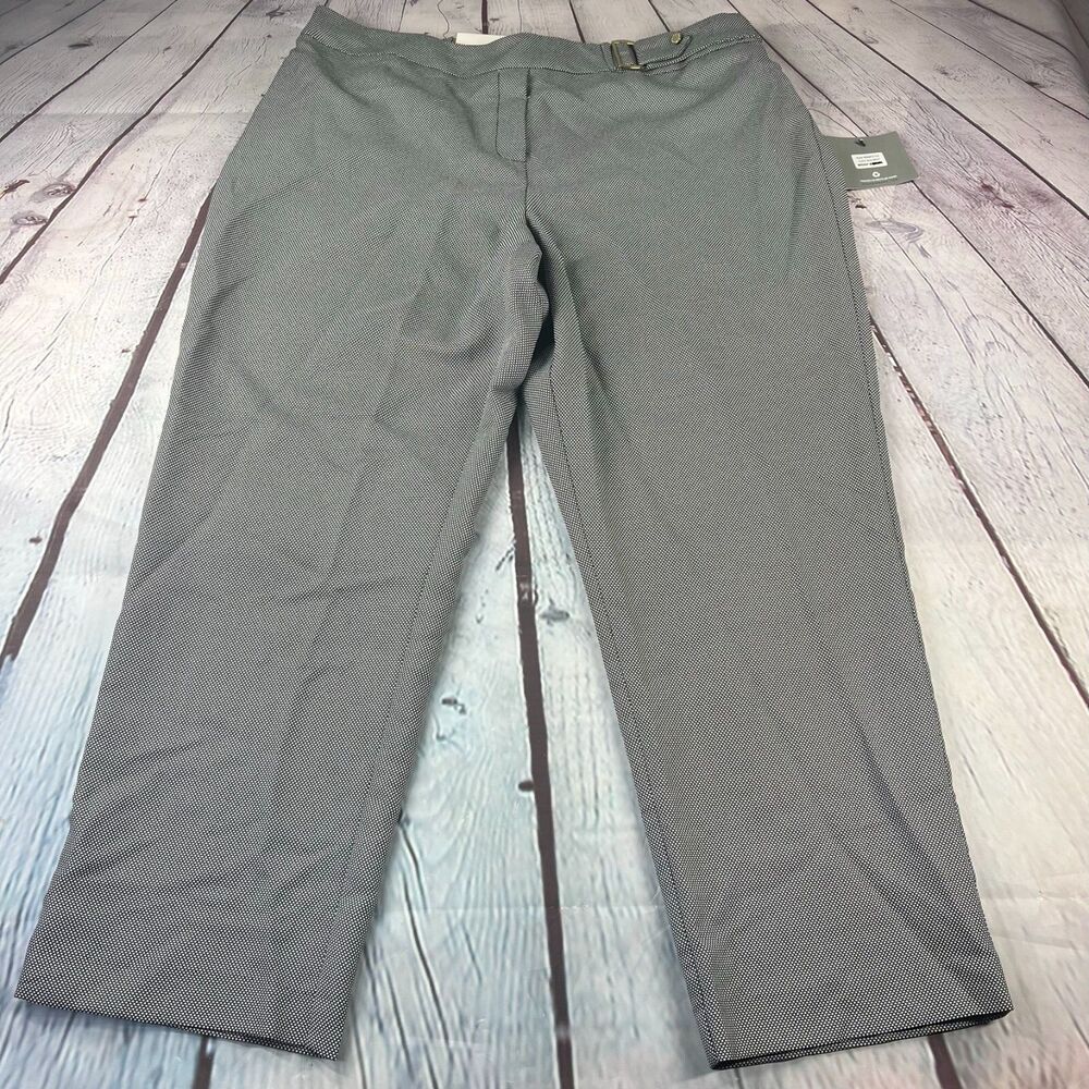 NWT Marc New York Slim Ankle Length Pants Blk Wht Size XL 36W x 26L